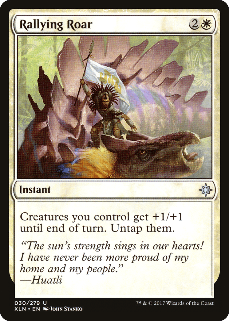 Rallying Roar [Ixalan] Foil