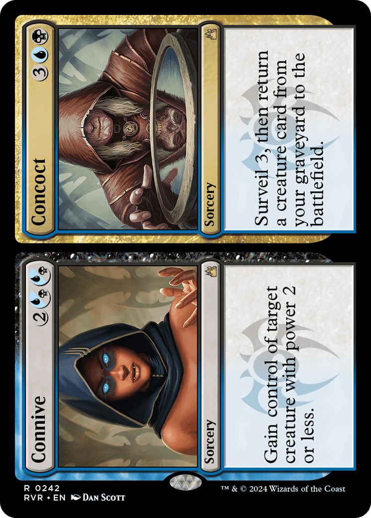 Connive // Concoct [Ravnica Remastered] Foil