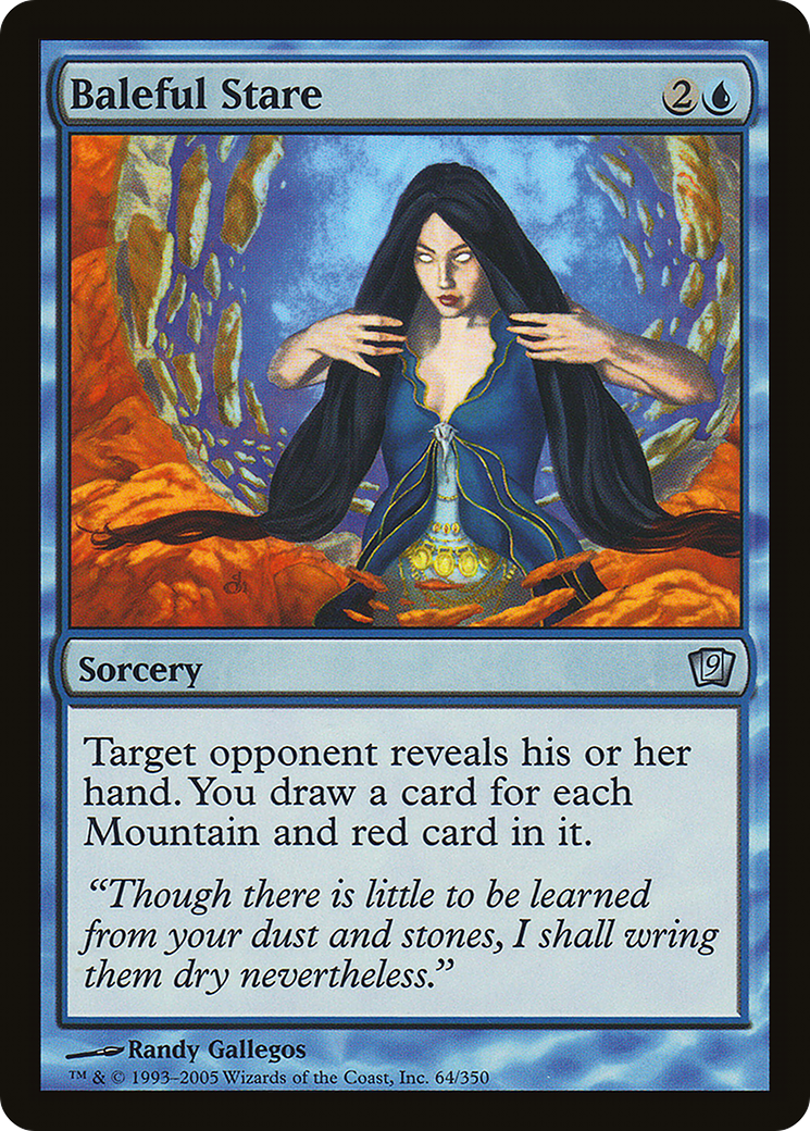 Baleful Stare [Ninth Edition] Foil