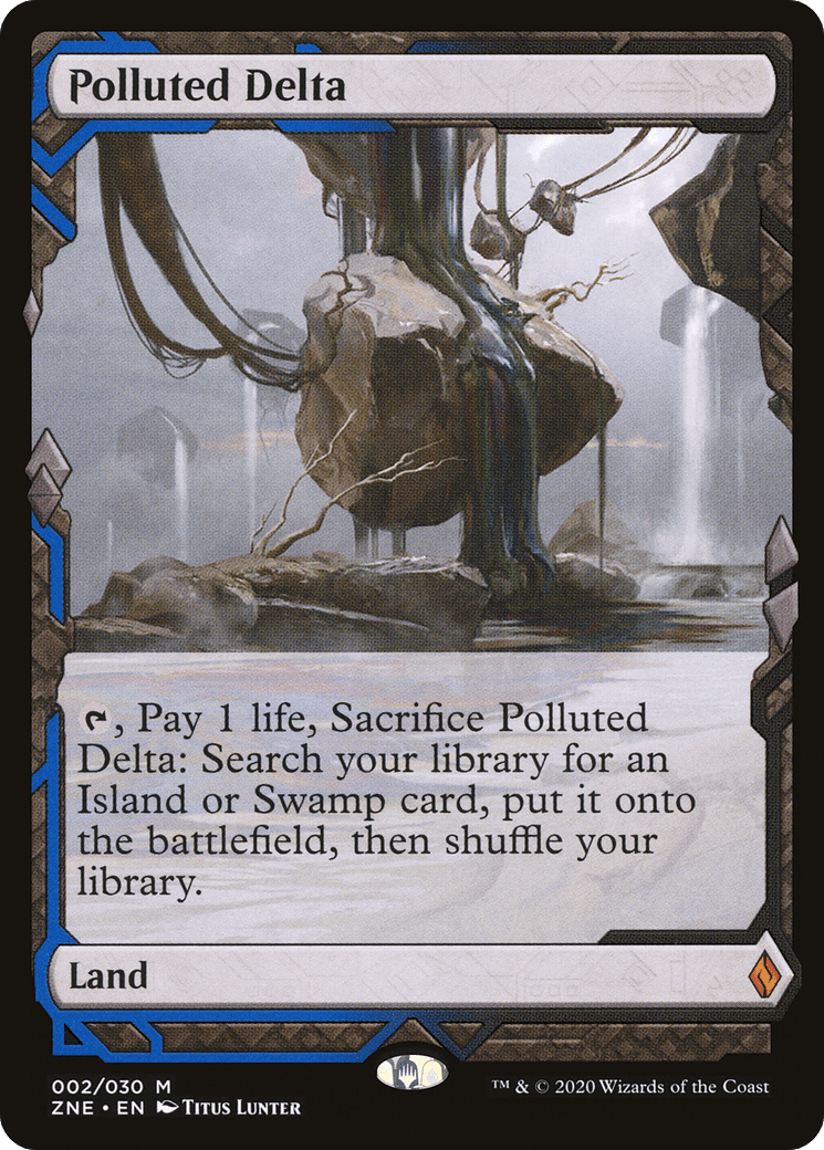 Polluted Delta (Expeditions) [Zendikar Rising Expeditions] Foil