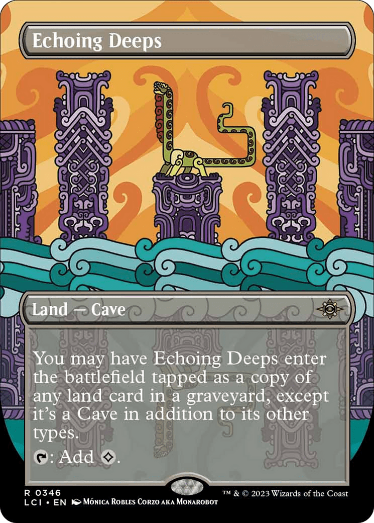 Echoing Deeps (Borderless) [The Lost Caverns of Ixalan]