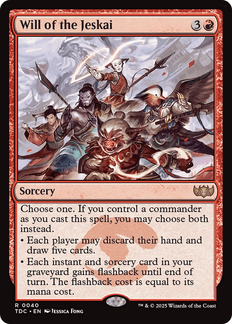Will of the Jeskai (040) [Commander: Tarkir: Dragonstorm]