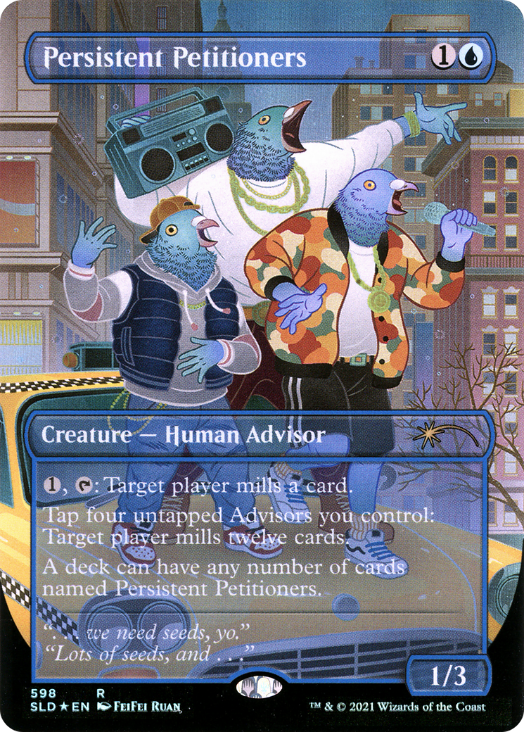 Persistent Petitioners (SLD-598) - Secret Lair Drop (Borderless) Foil