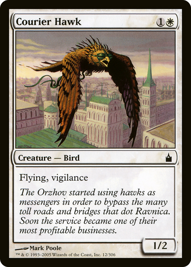 Courier Hawk [Ravnica: City of Guilds] Foil