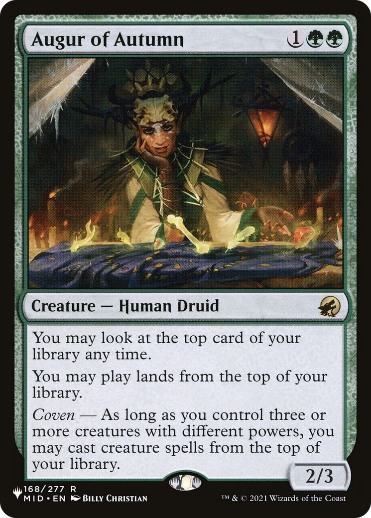 Augur of Autumn |  (MID-168) [The List]