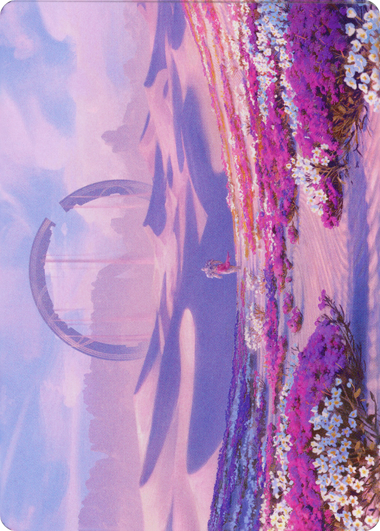 Plains // Plains (ADMU-063) - Dominaria United Art Series (Borderless) Foil