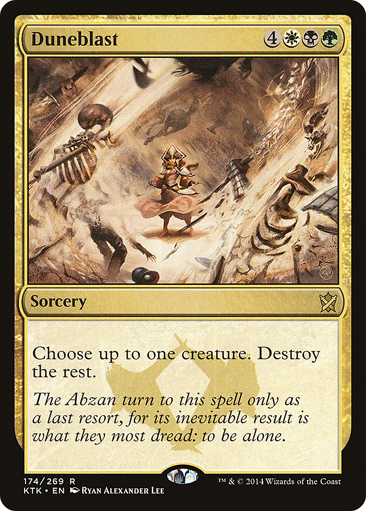 Duneblast [Khans of Tarkir] Foil