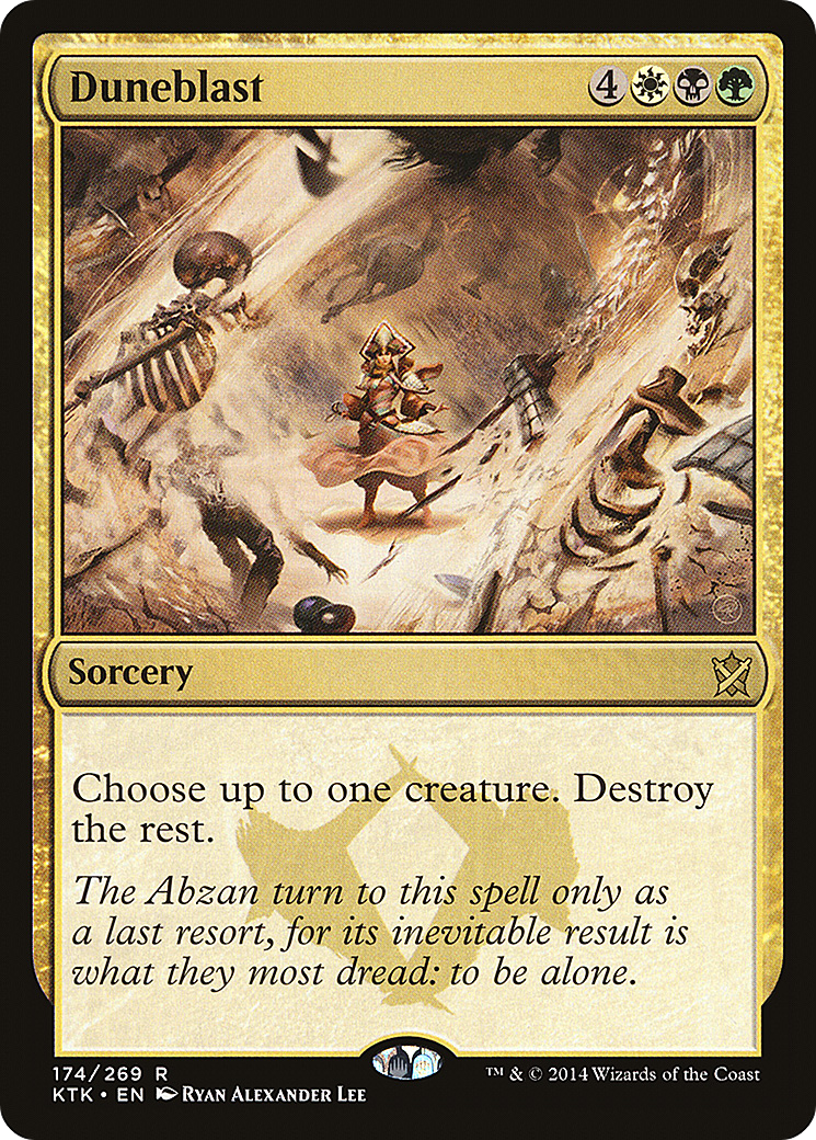 Duneblast [Khans of Tarkir] Foil