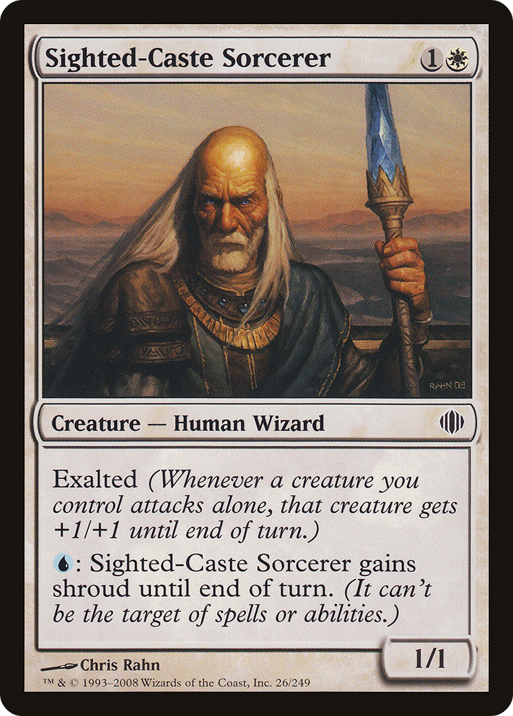 Sighted-Caste Sorcerer [Shards of Alara] Foil