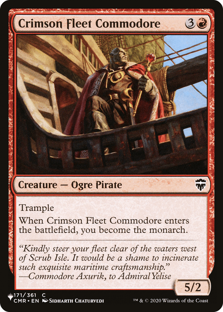 Crimson Fleet Commodore |  (CMR-171) [The List]