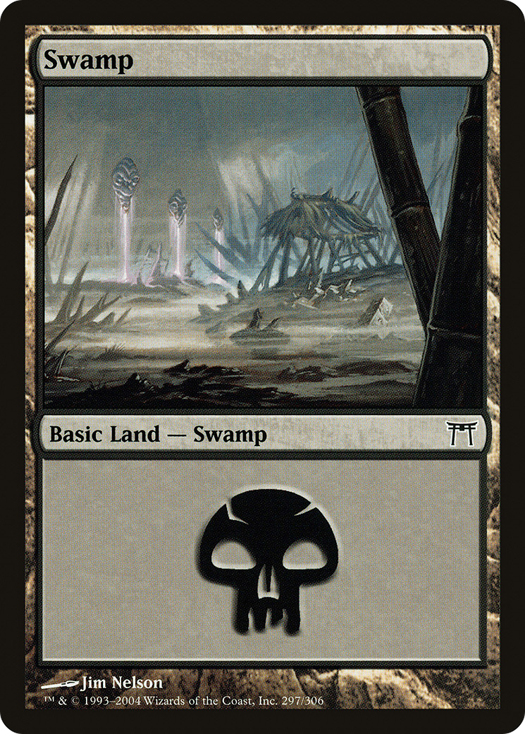 Swamp (297) [Champions of Kamigawa] Foil