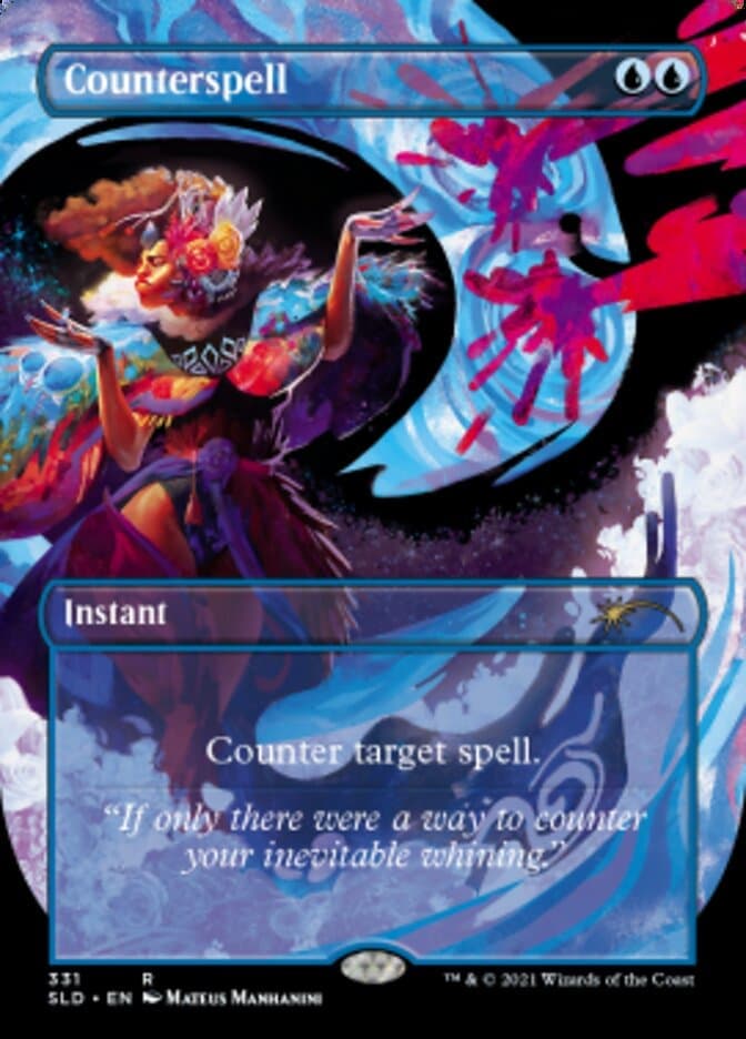 Counterspell (Borderless) [Secret Lair Drop Series] Foil