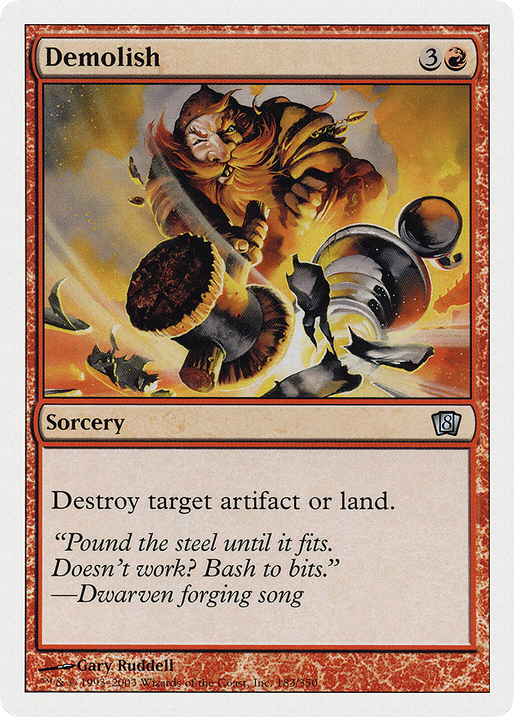 Demolish [Eighth Edition] Foil