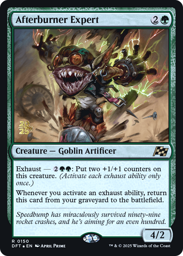 Afterburner Expert (-150) [Prerelease Cards]  Foil