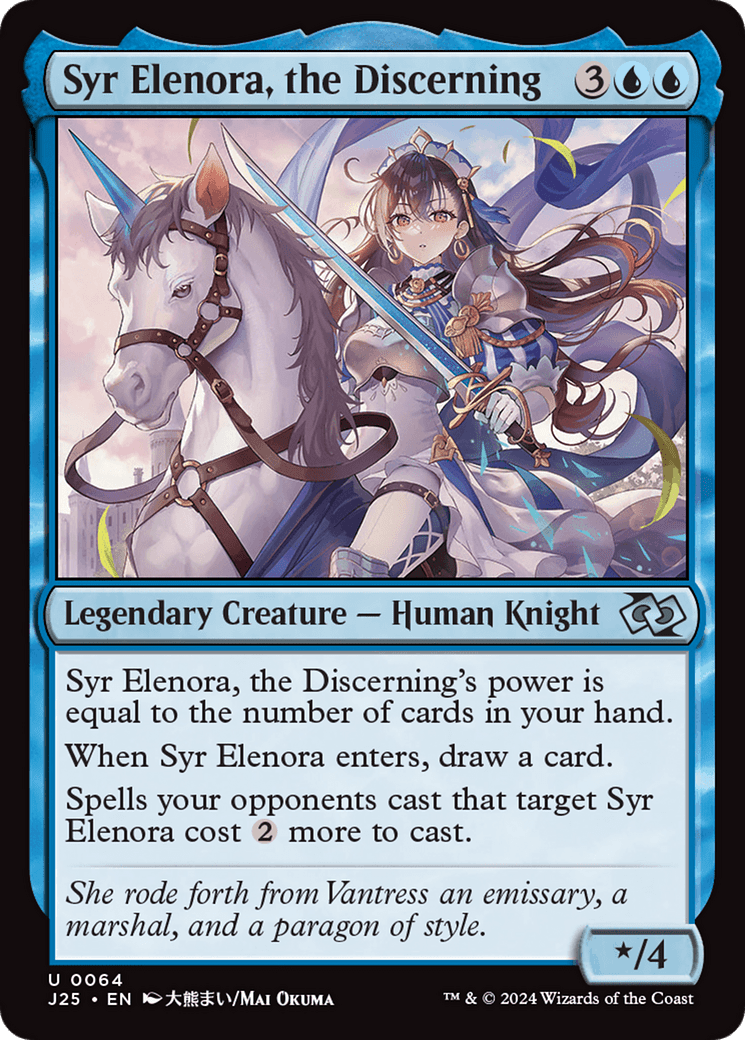 Syr Elenora, the Discerning (Anime) (-064) [Foundations Jumpstart]