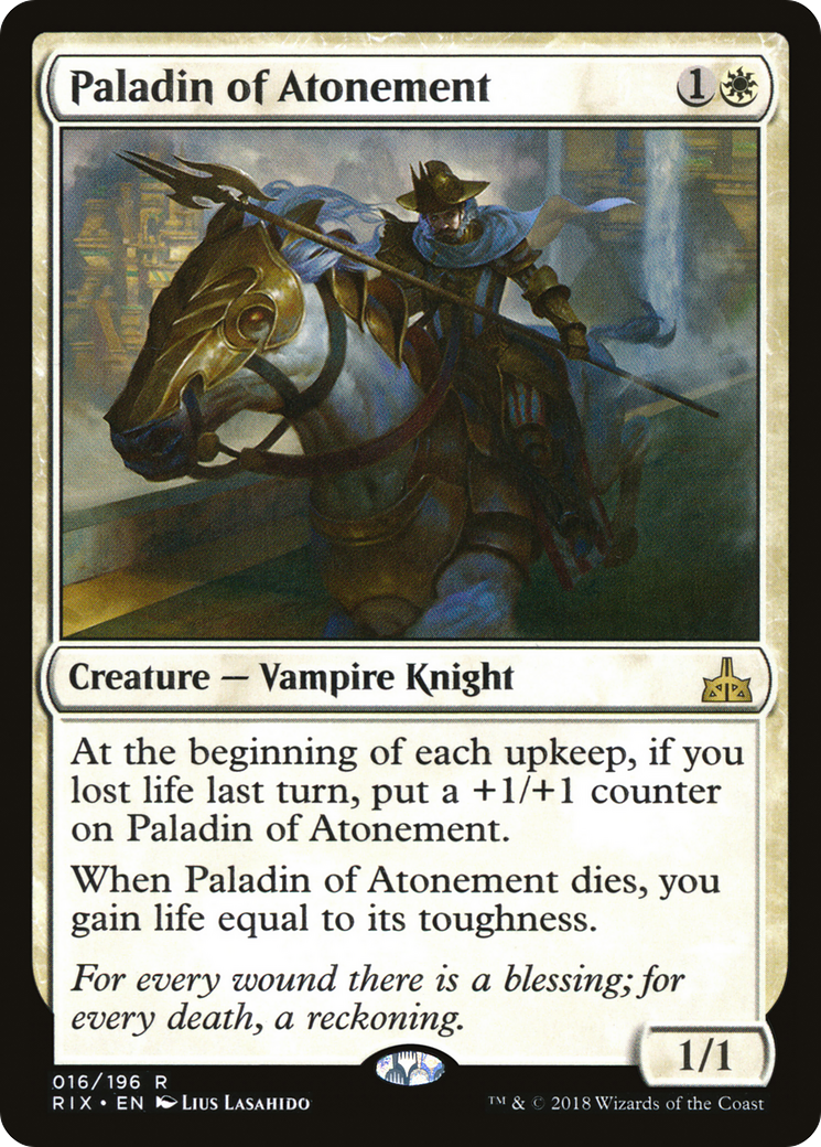 Paladin of Atonement [Rivals of Ixalan] Foil