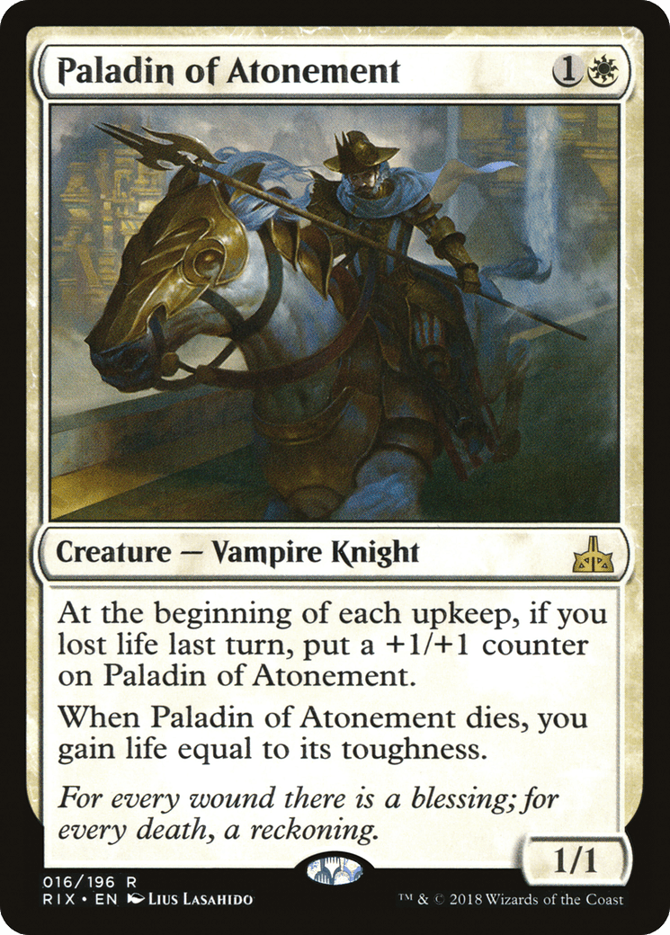 Paladin of Atonement [Rivals of Ixalan] Foil