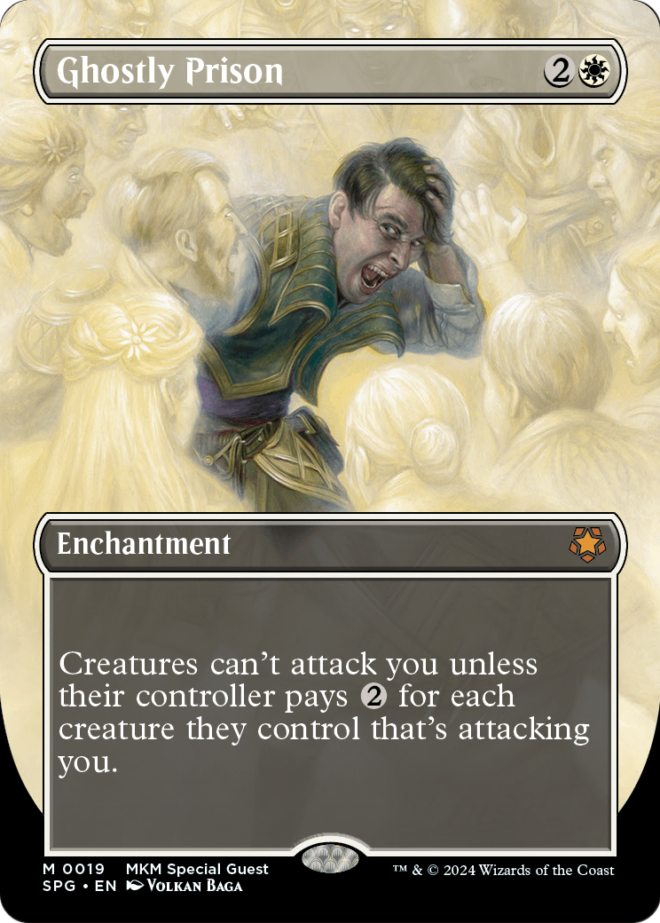 Ghostly Prison (Borderless) [Murders at Karlov Manor Special Guests] Foil