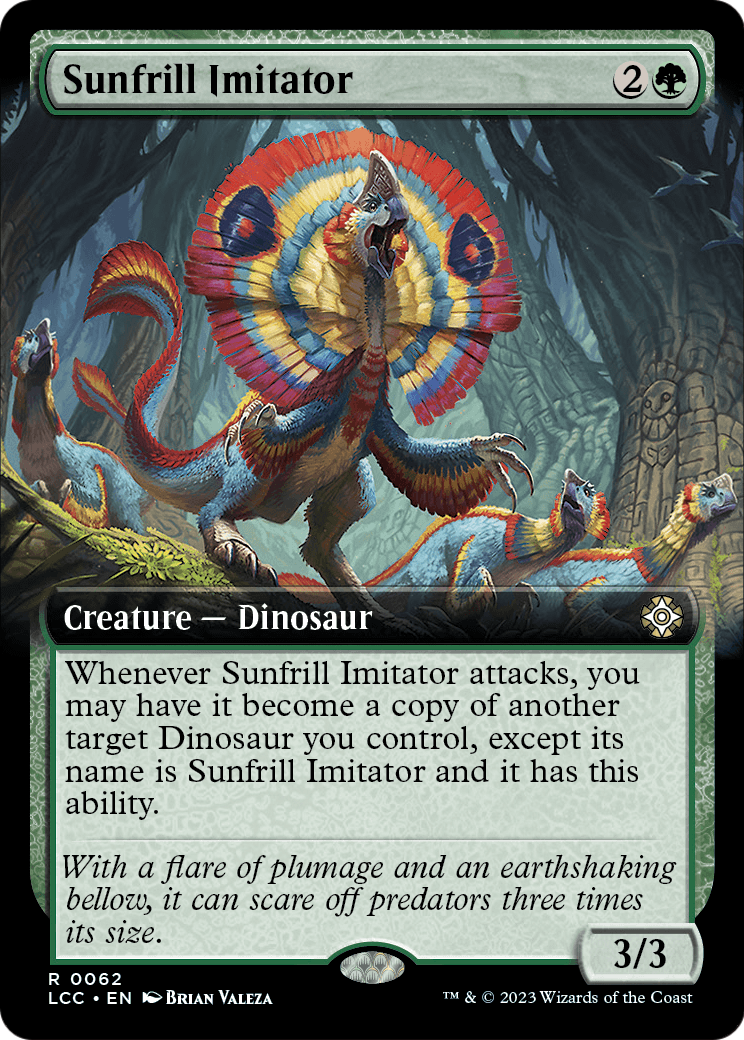 Sunfrill Imitator (Extended Art) [The Lost Caverns of Ixalan Commander] Foil