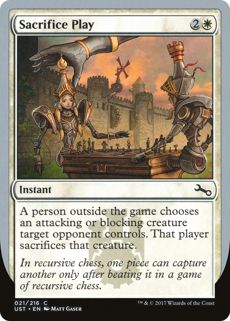 Sacrifice Play [Unstable] Foil