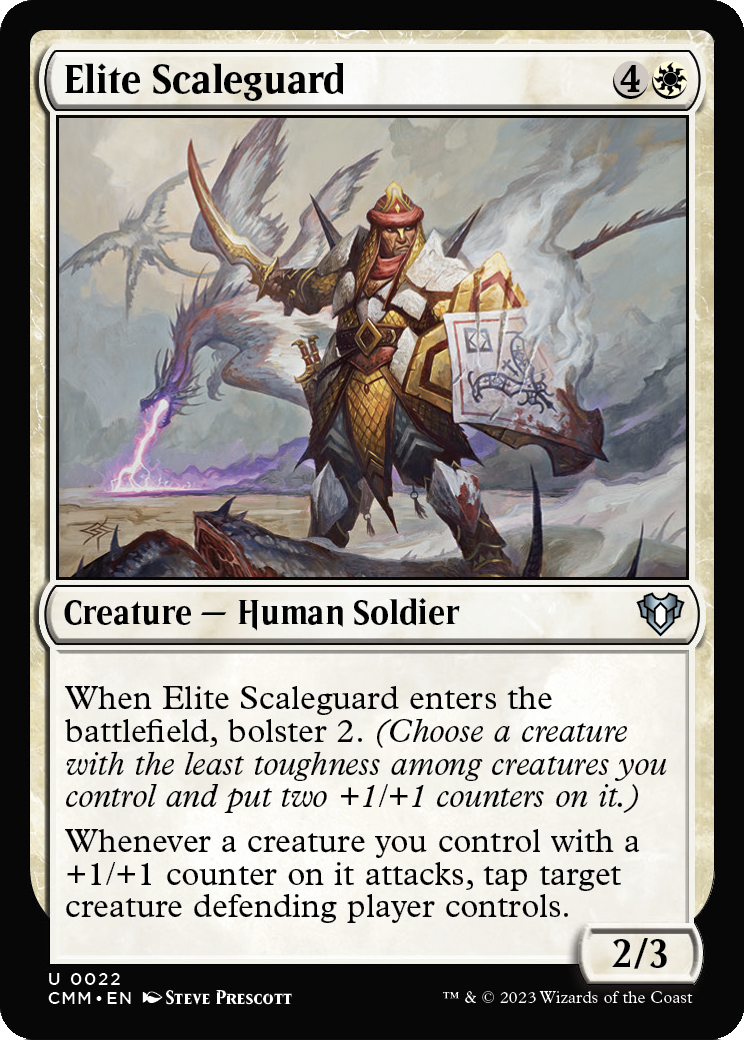 Elite Scaleguard [Commander Masters] Foil