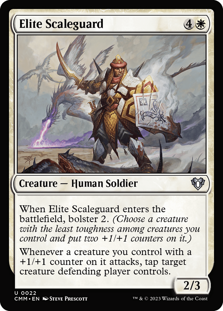 Elite Scaleguard [Commander Masters] Foil