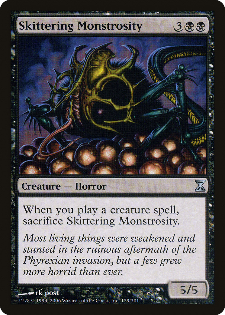 Skittering Monstrosity [Time Spiral] Foil