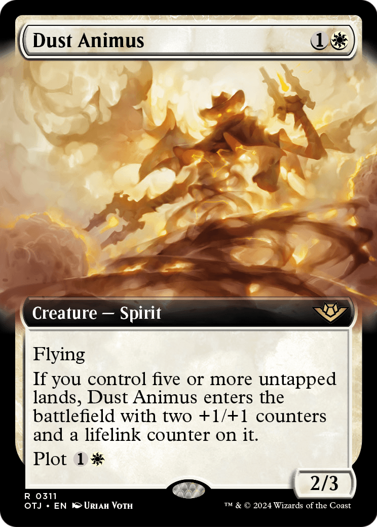 Dust Animus (Extended Art) [Outlaws of Thunder Junction] Foil