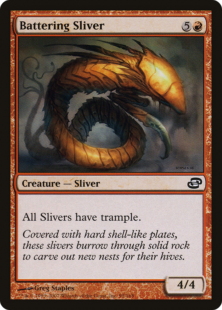 Battering Sliver [Planar Chaos] Foil