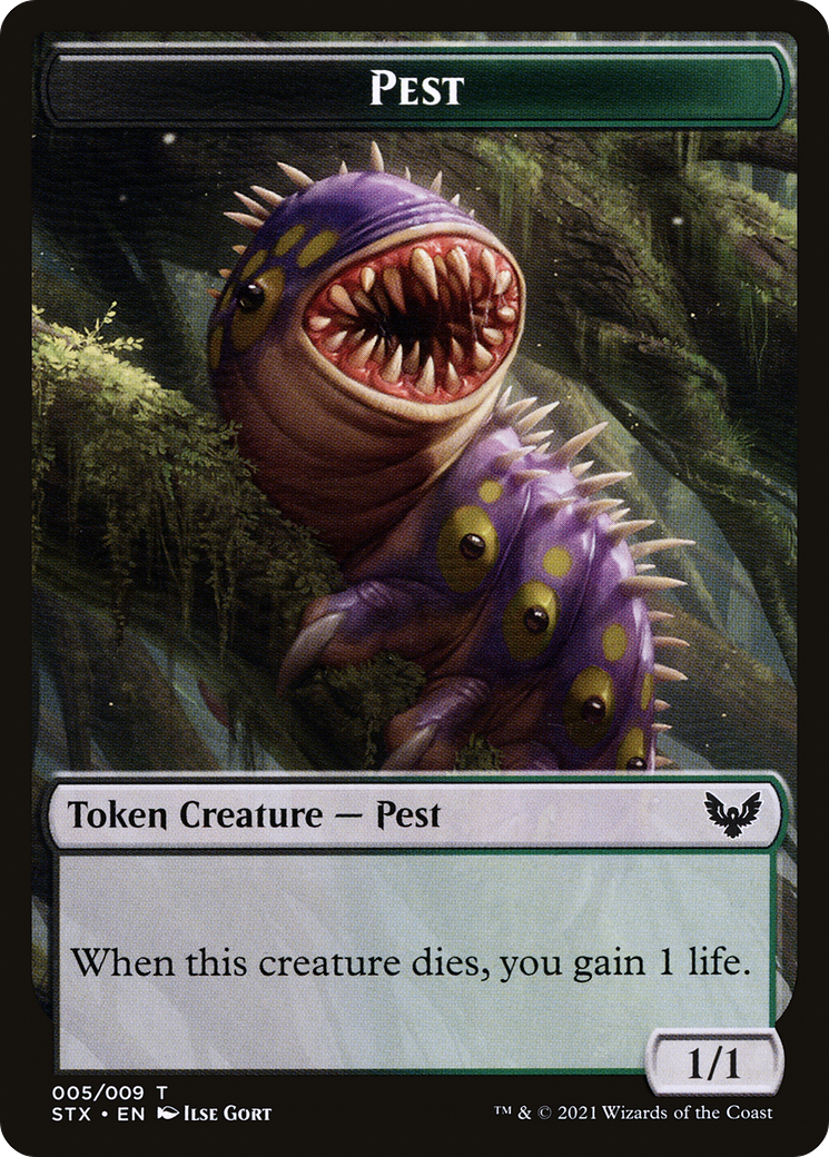 Pest (TSTX-005) - Strixhaven: School of Mages Tokens Foil