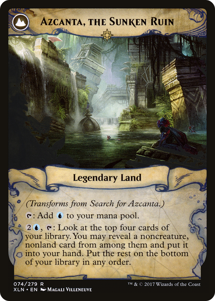 Search for Azcanta // Azcanta, the Sunken Ruin |  (XLN-74) [The List]