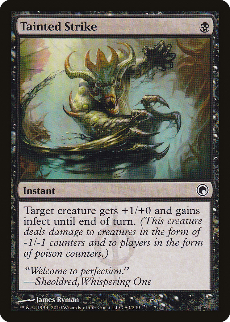 Tainted Strike [Scars of Mirrodin] Foil