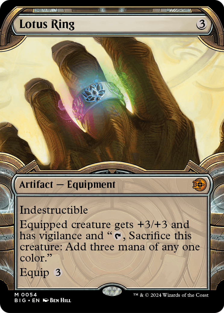 Lotus Ring (Showcase) [Outlaws of Thunder Junction: The Big Score] Foil