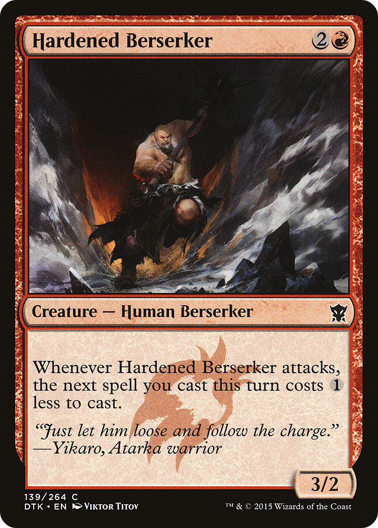 Hardened Berserker [Dragons of Tarkir] Foil