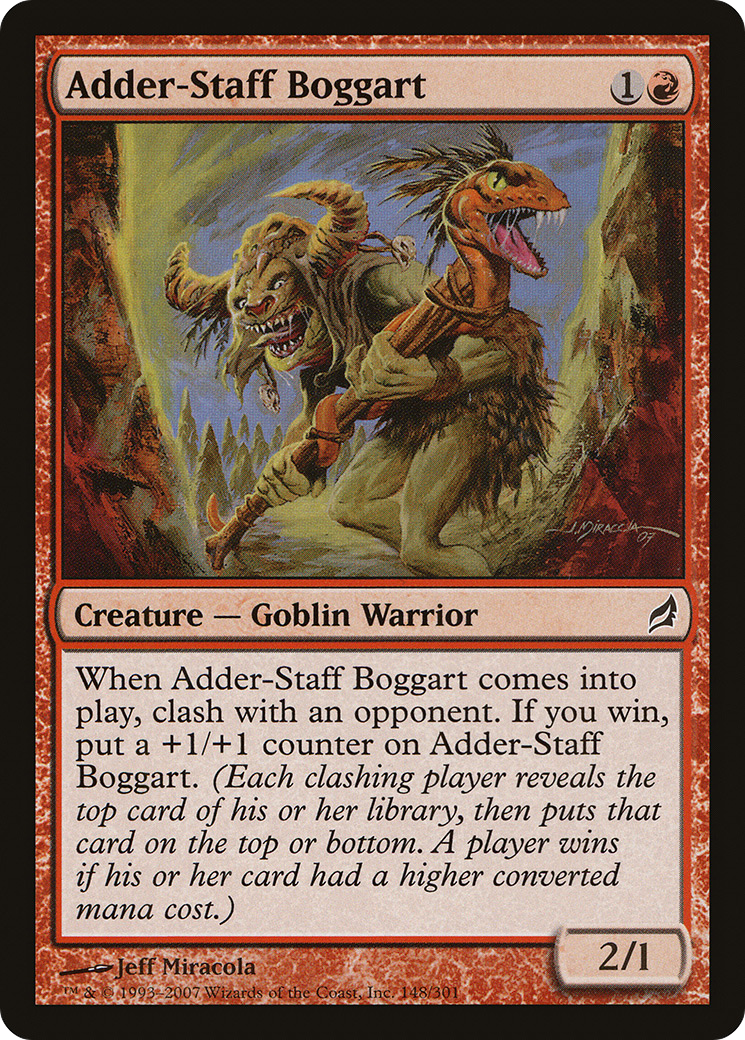 Adder-Staff Boggart [Lorwyn] Foil