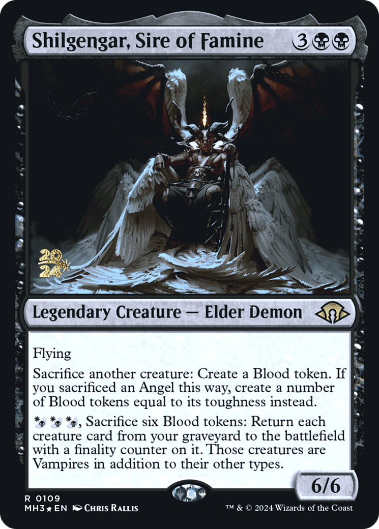 Shilgengar, Sire of Famine [Modern Horizons 3 Prerelease Promos]