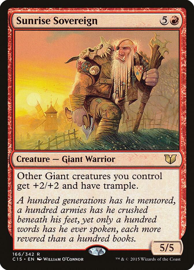 Sunrise Sovereign 166/342 (Commander 2015) 