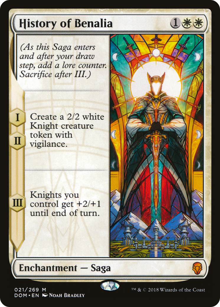 History of Benalia [Dominaria] Foil