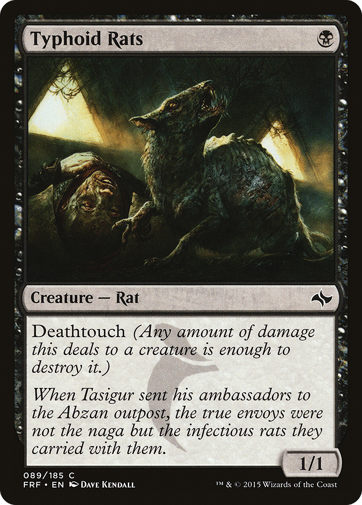 Typhoid Rats [Fate Reforged] Foil