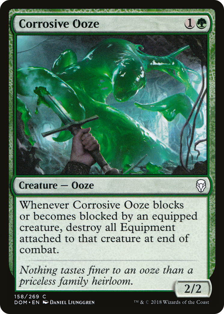 Corrosive Ooze [Dominaria] Foil