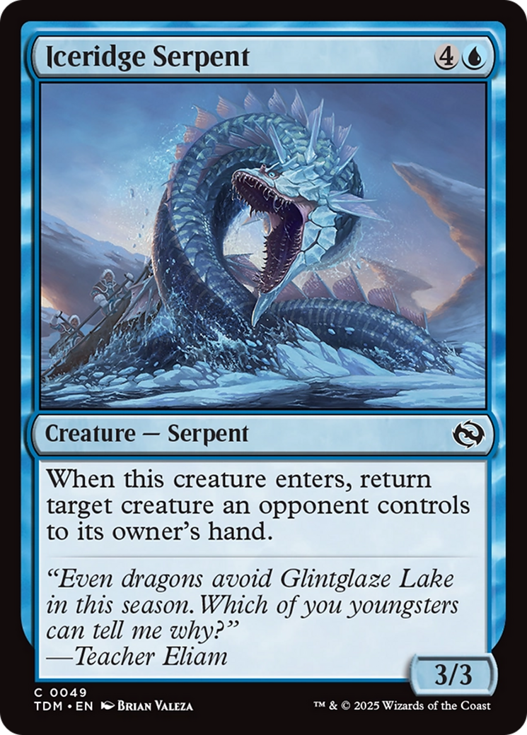 Iceridge Serpent (049) [Tarkir: Dragonstorm]