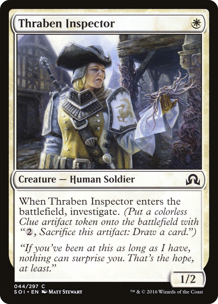 Thraben Inspector [Shadows over Innistrad] Foil