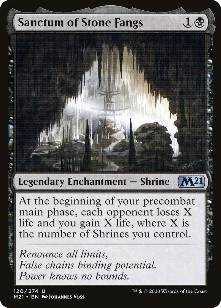 Sanctum of Stone Fangs [Core Set 2021] Foil