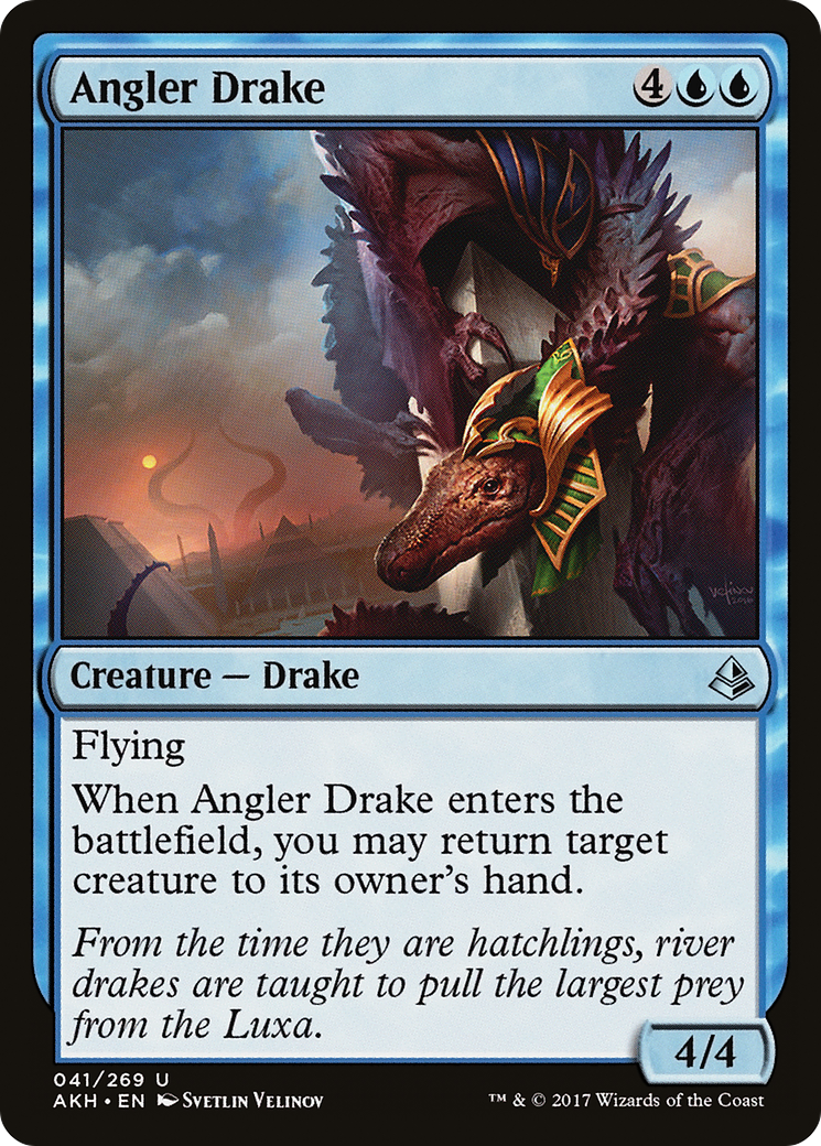 Angler Drake [Amonkhet] Foil