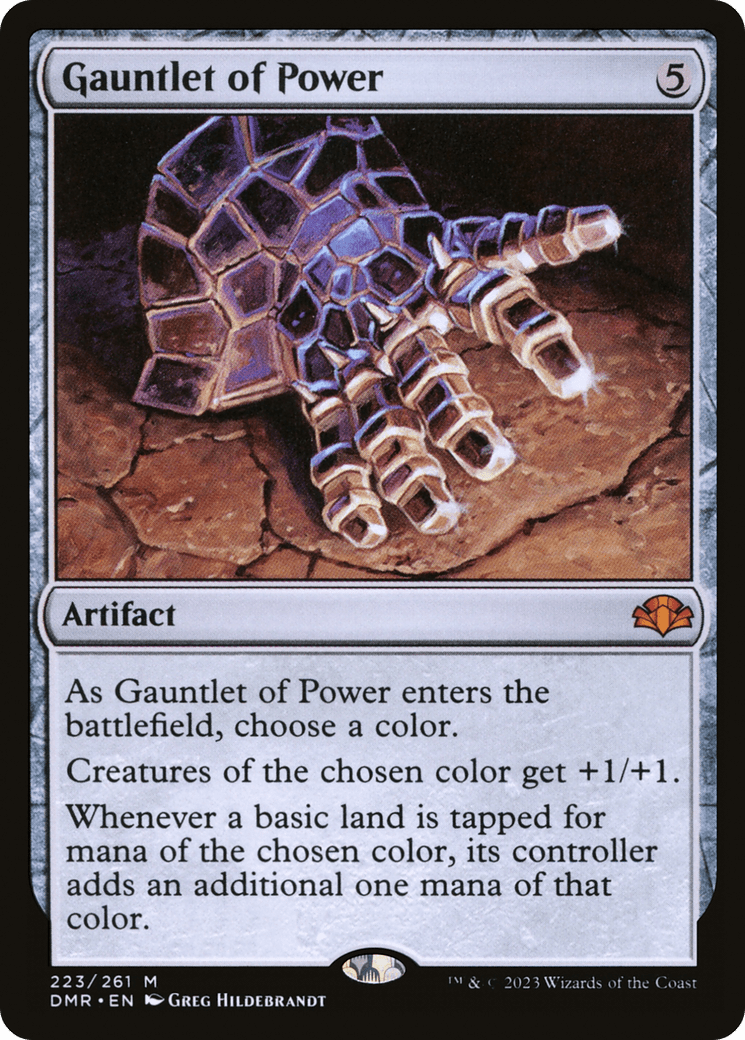 Gauntlet of Power [Dominaria Remastered] Foil