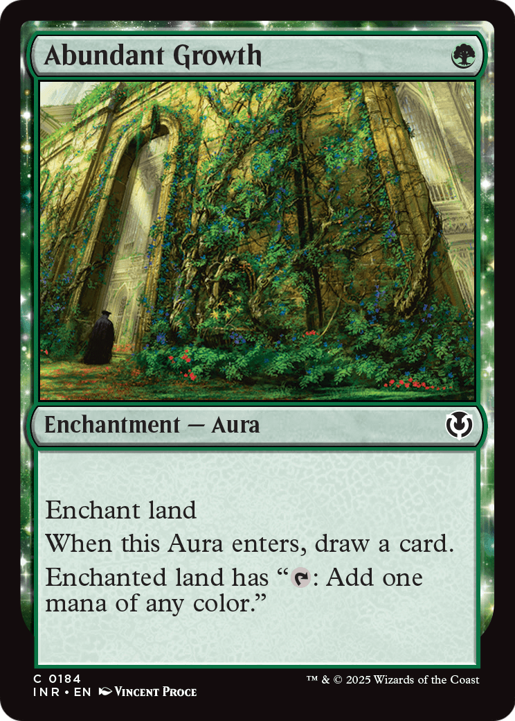 Abundant Growth (-184) [Innistrad Remastered]  Foil