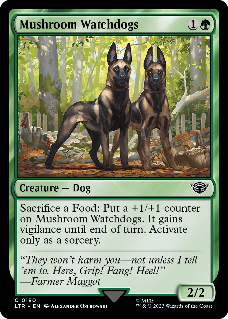 Mushroom Watchdogs [The Lord of the Rings: Tales of Middle-Earth] Foil