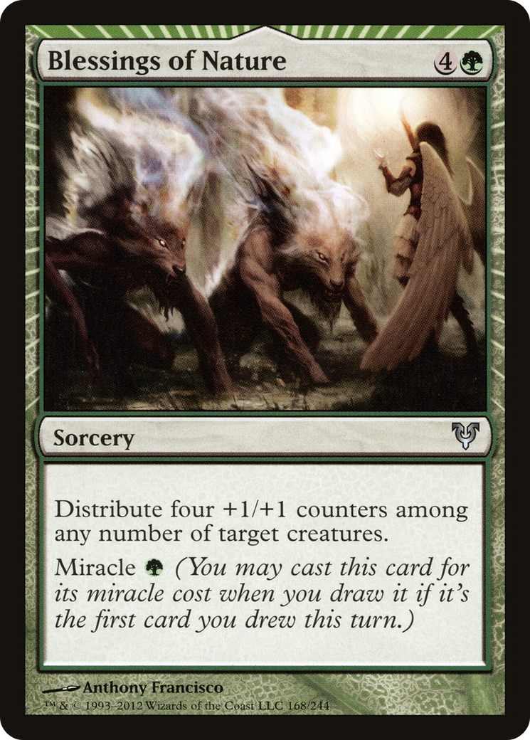Blessings of Nature [Avacyn Restored] Foil