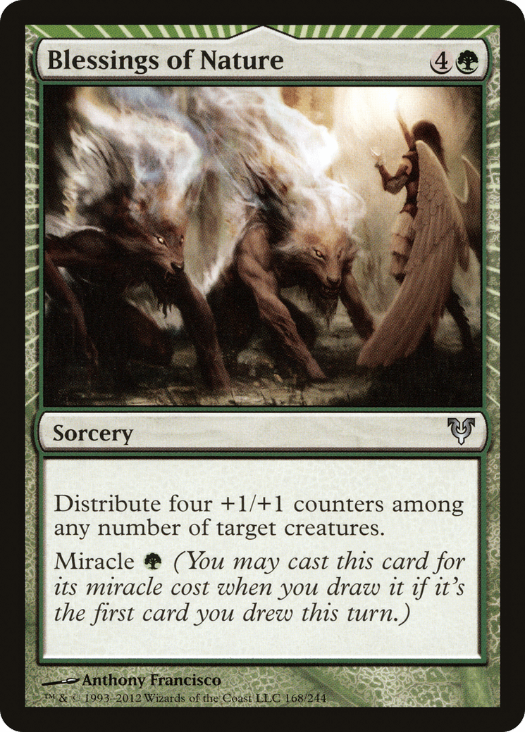 Blessings of Nature [Avacyn Restored] Foil