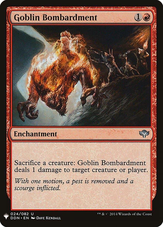 Goblin Bombardment |  (DDN-24) [The List]